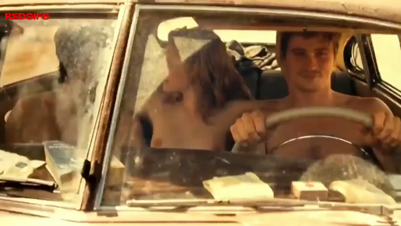 Kristen Stewart's Petite Tits Tease in On the Road Car Ride