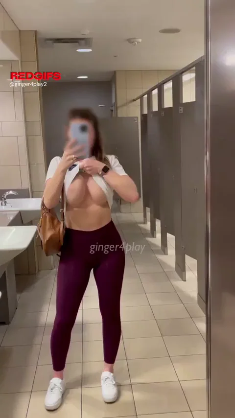 I get extra needy in empty bathrooms