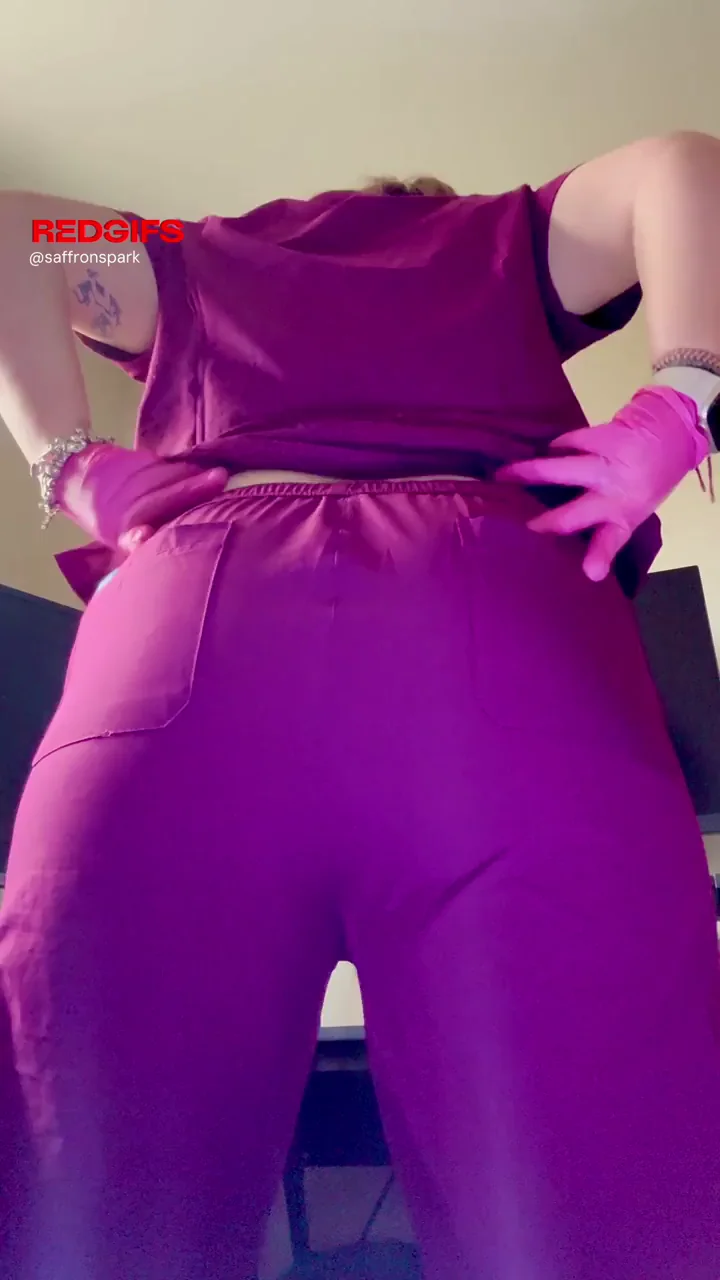 Night Nurse's Horny Butt Plug Tease 🍑💜🔥