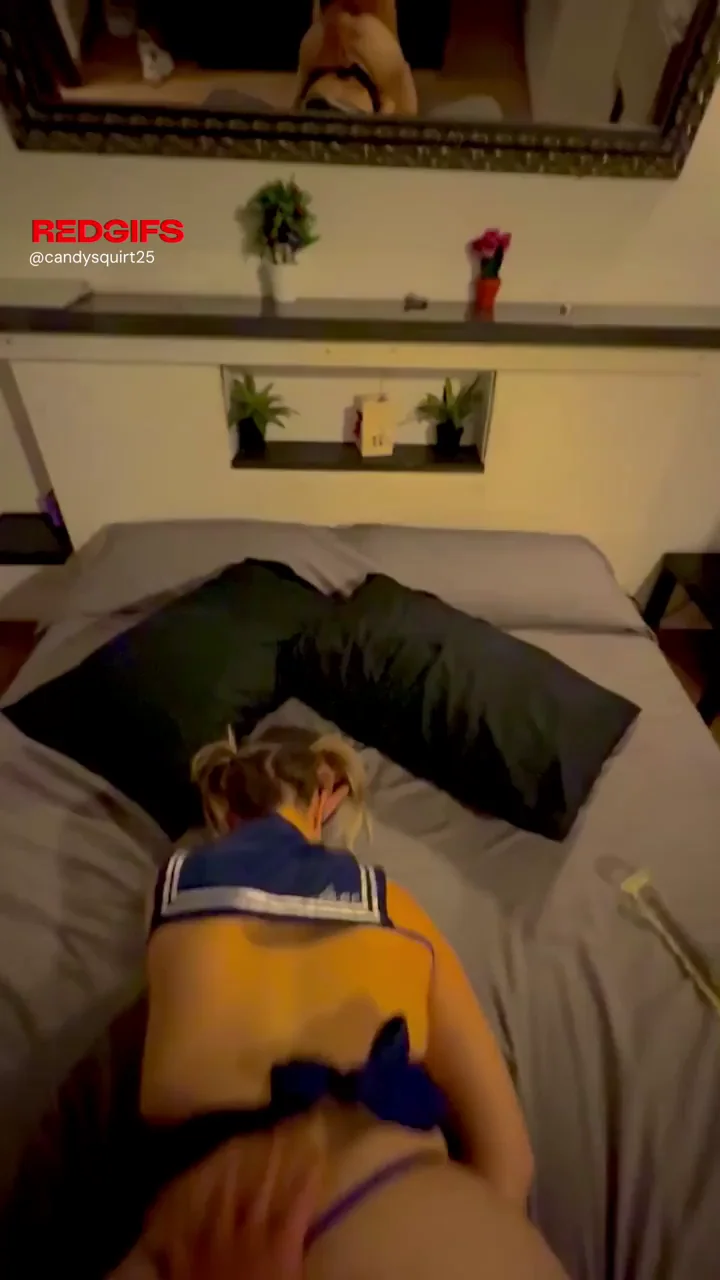 Slutty Schoolgirl Step-Daughter Rewards Daddy with Her Big Ass Doggystyle Fuck