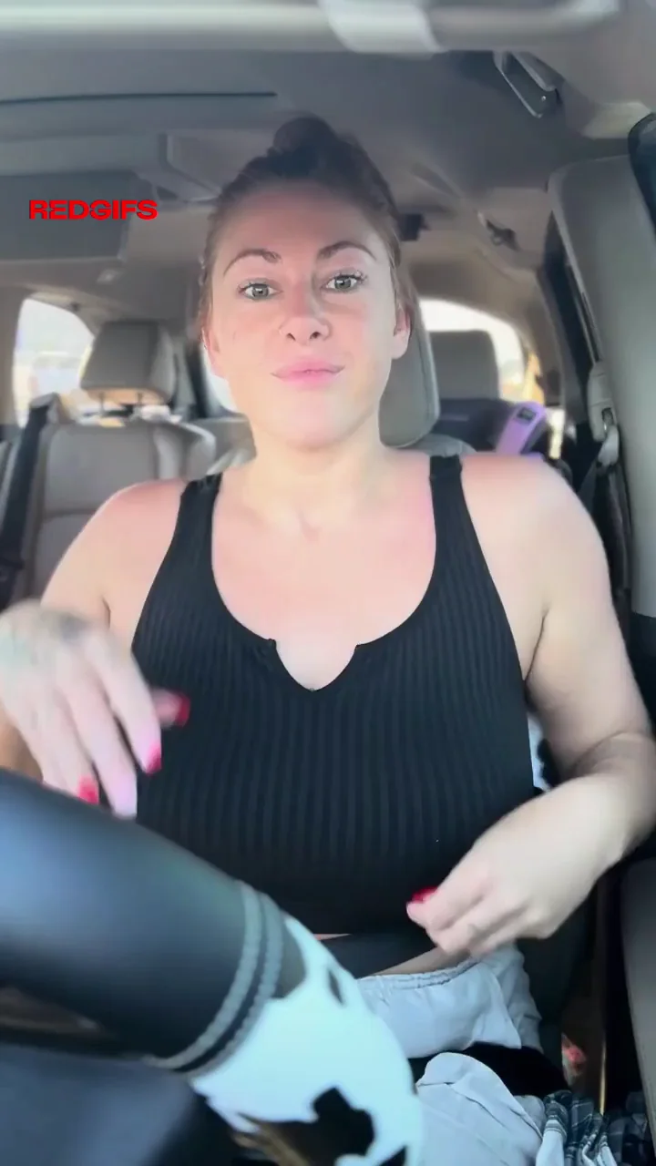 🔥 Busty Slut Pops Massive Tits & Areolas in Packed Parking Lot! 🍈🍈