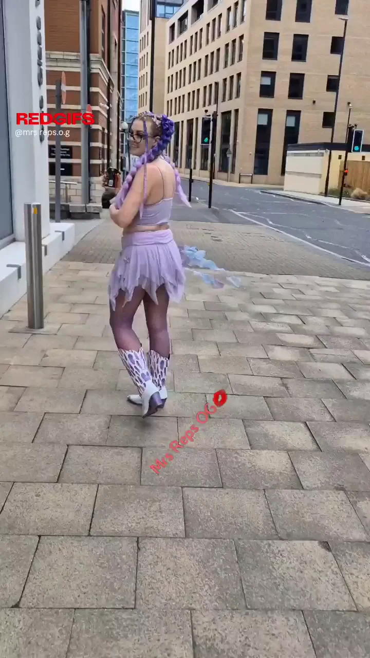 I nearly got caught flashing in the street