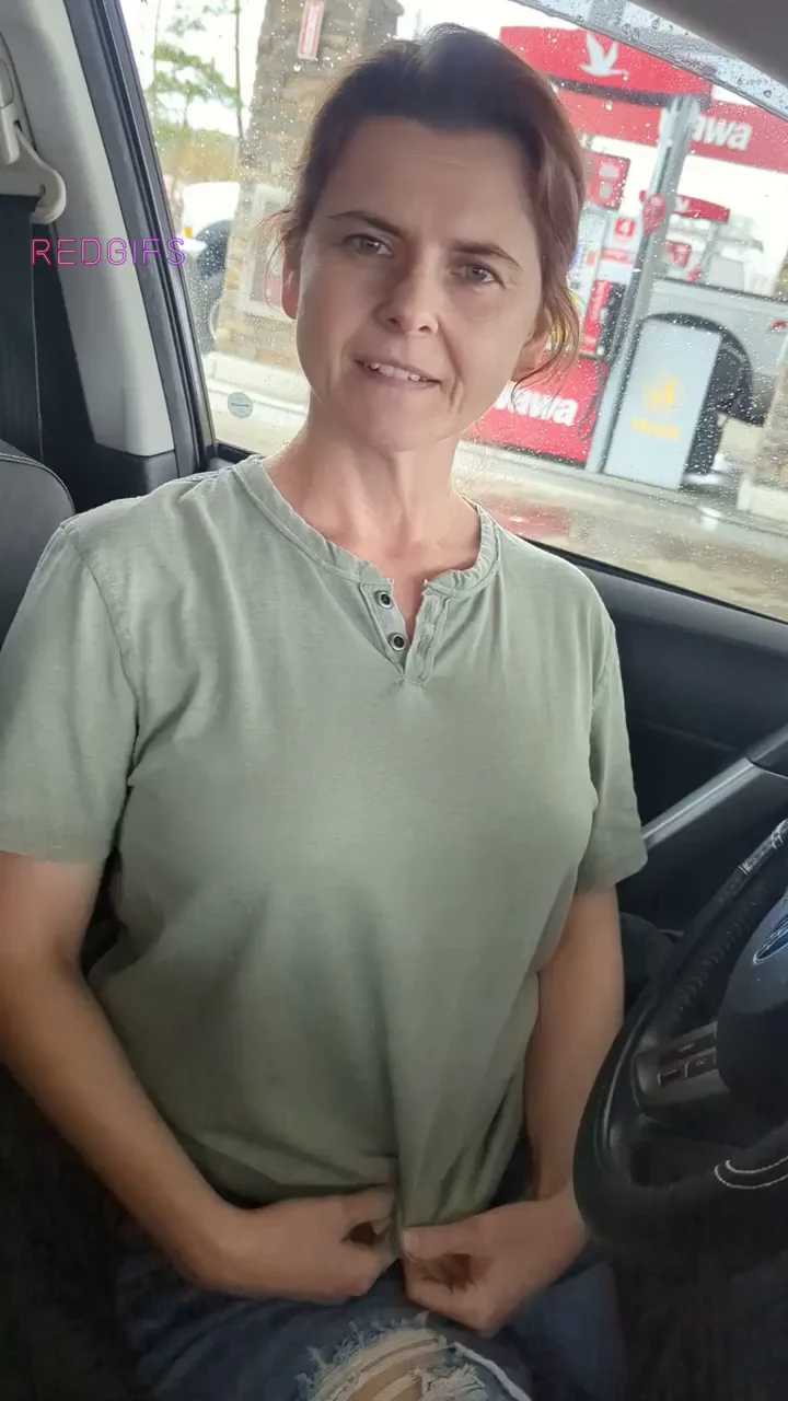 I got dared to flash while getting gas ;)