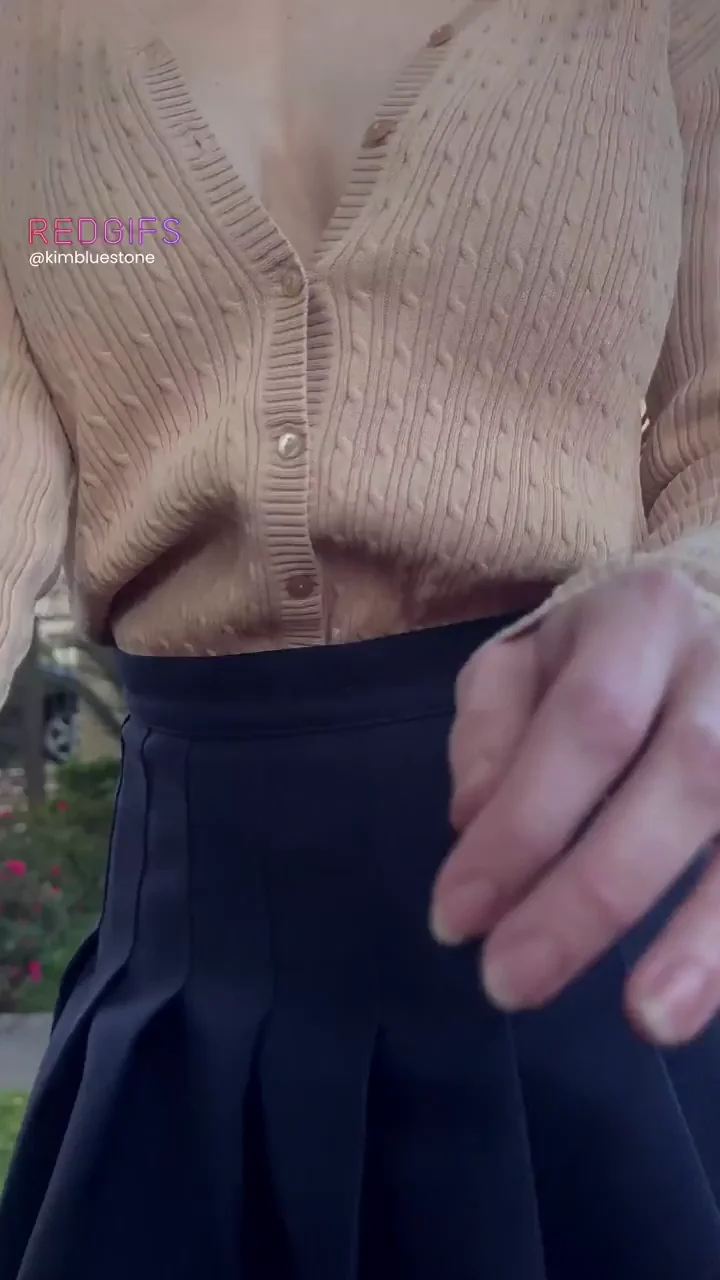 Awkward Redhead Flashes Massive Tits in Public