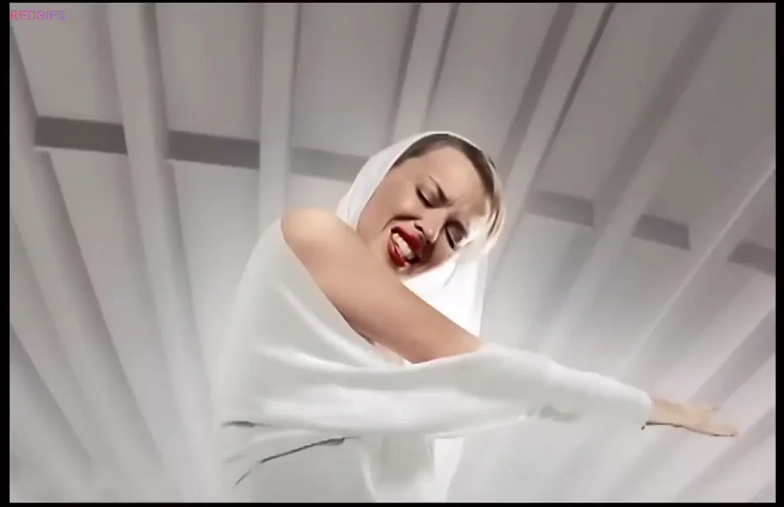 Kylie Minogue's Sexy White Dress Tease in Can't Get You Out Of My Head 🔥👗💋