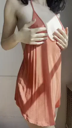 Slutty Sunset Striptease: Tits Out for You