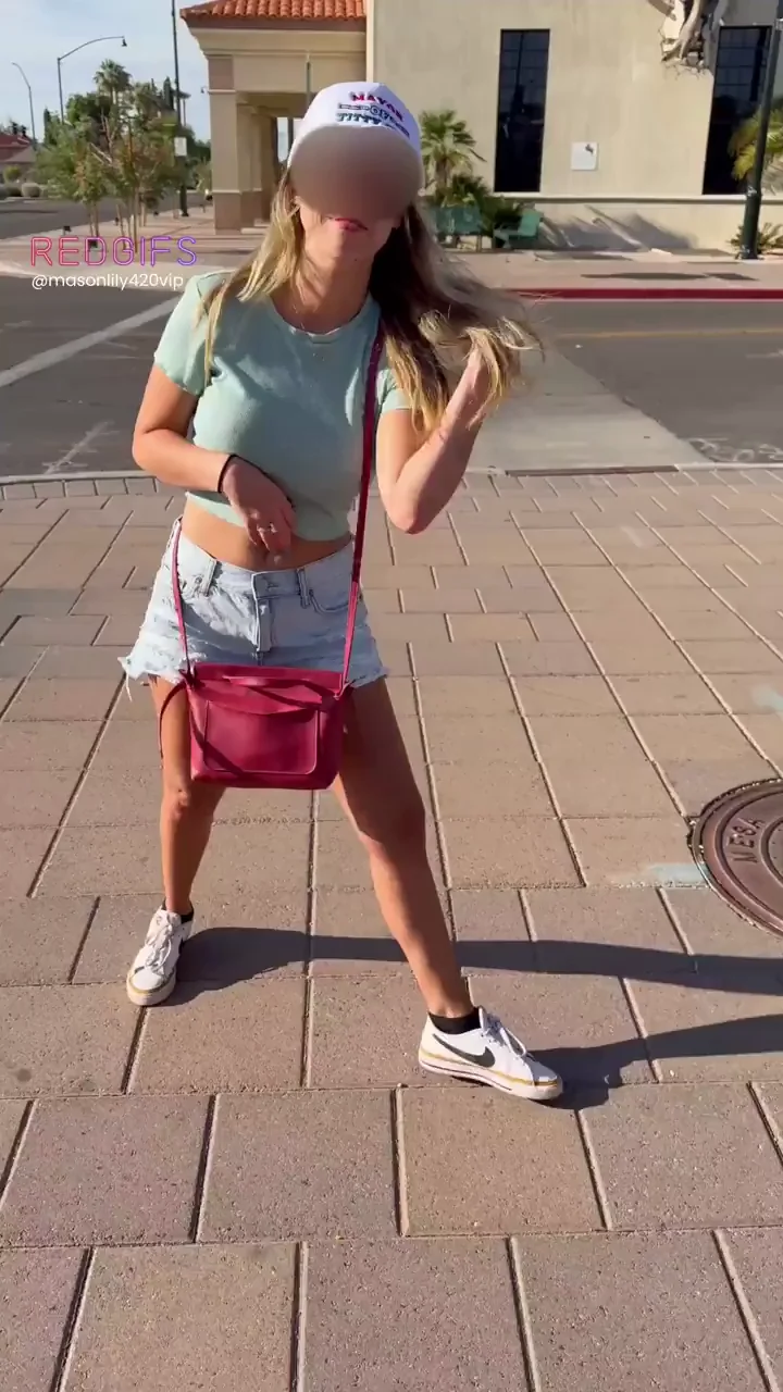 Public Titty Flash with Dino Vibes