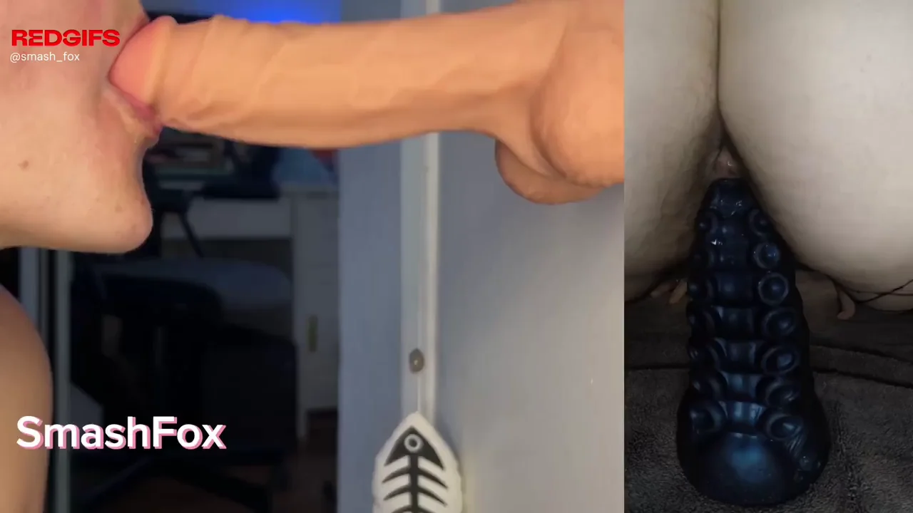 riding my tentacle lover while i suck dick, hope you don't mind