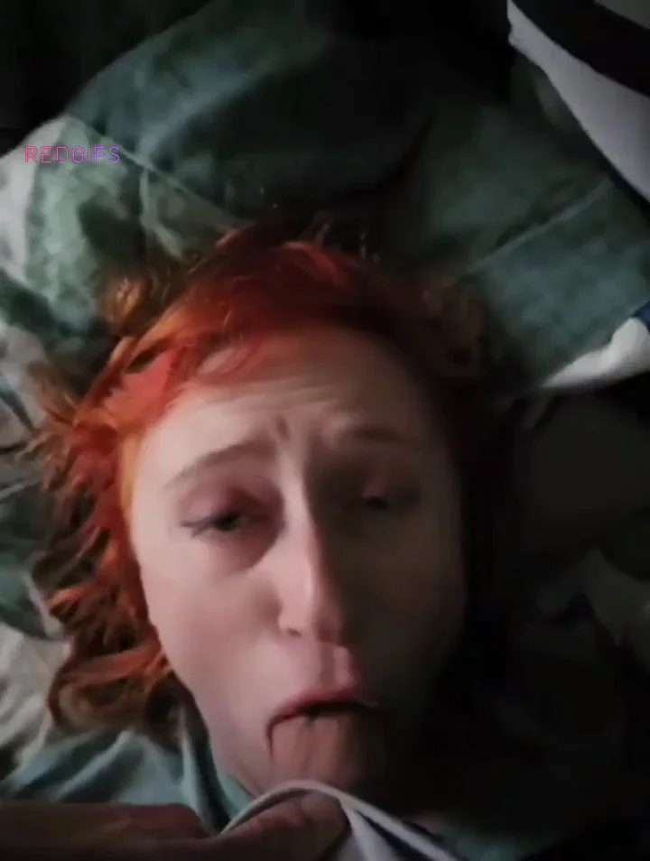 Redhead MILF Fleshlight Mouth Gagging on Big Dick Cum 🥵🍆💦