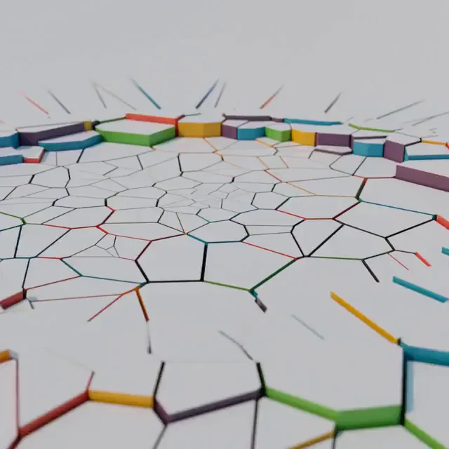 voronoi extrusion wave