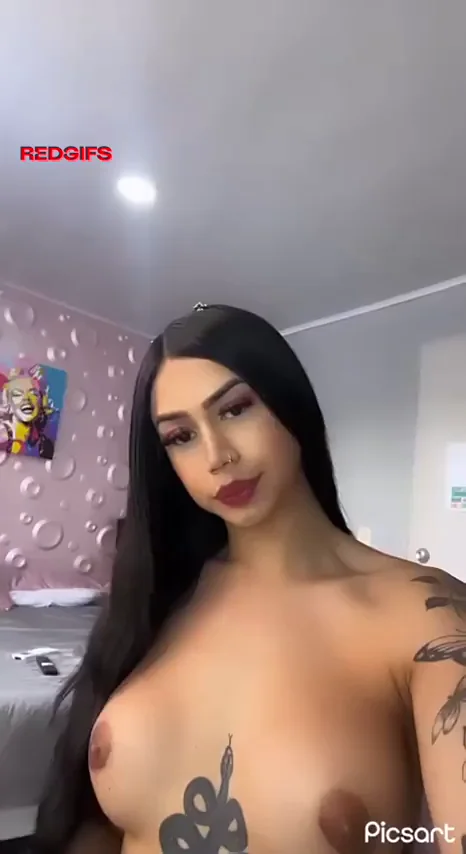 Sissy Babe Begs: Come Suck My Huge TGirl Cock!