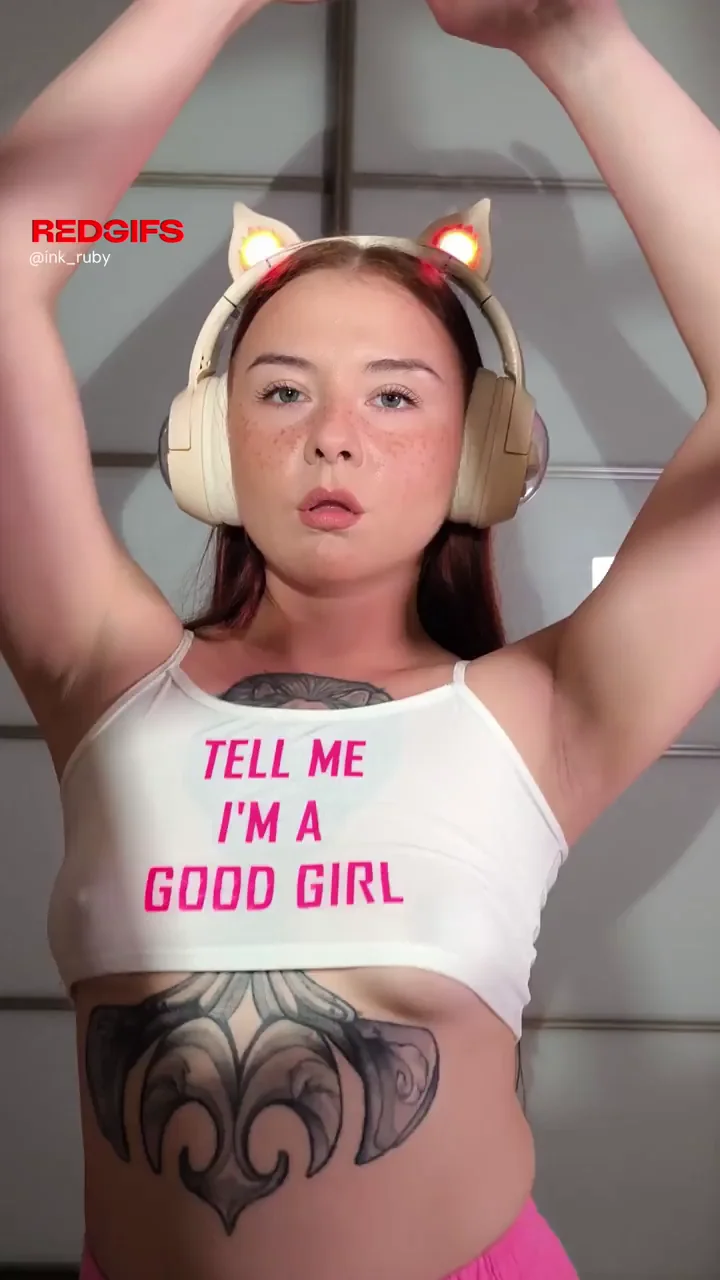 Redhead TikTok Slut's Perky Tits Beg for Sucking in See-Through Tease