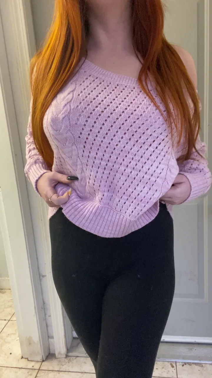 It’s cozy sweater season but mine won’t stay on for long