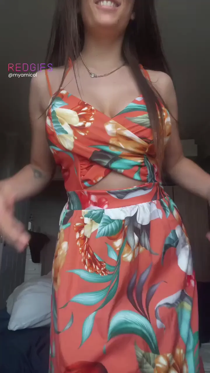 Summer dress on off