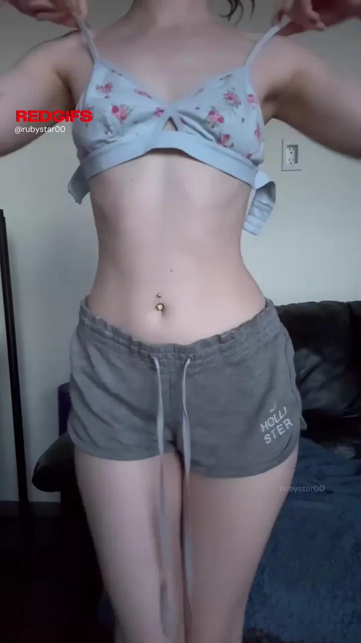 Tiny Tits No Bra Needed 😏 Petite Cutie Teases Her Flat Chest 💦