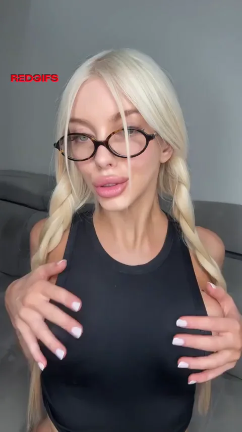 Blonde with perfect tits