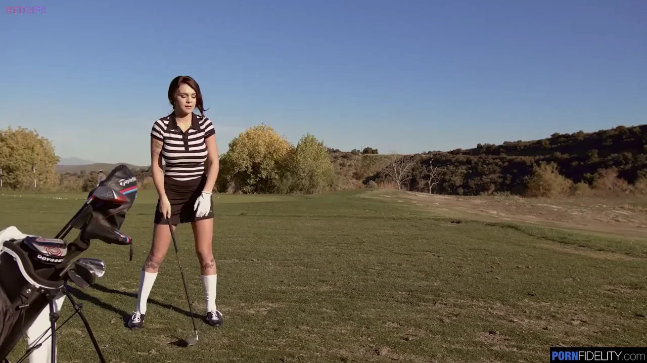 Gabbie Carter's Sporty Slut Golf Tease