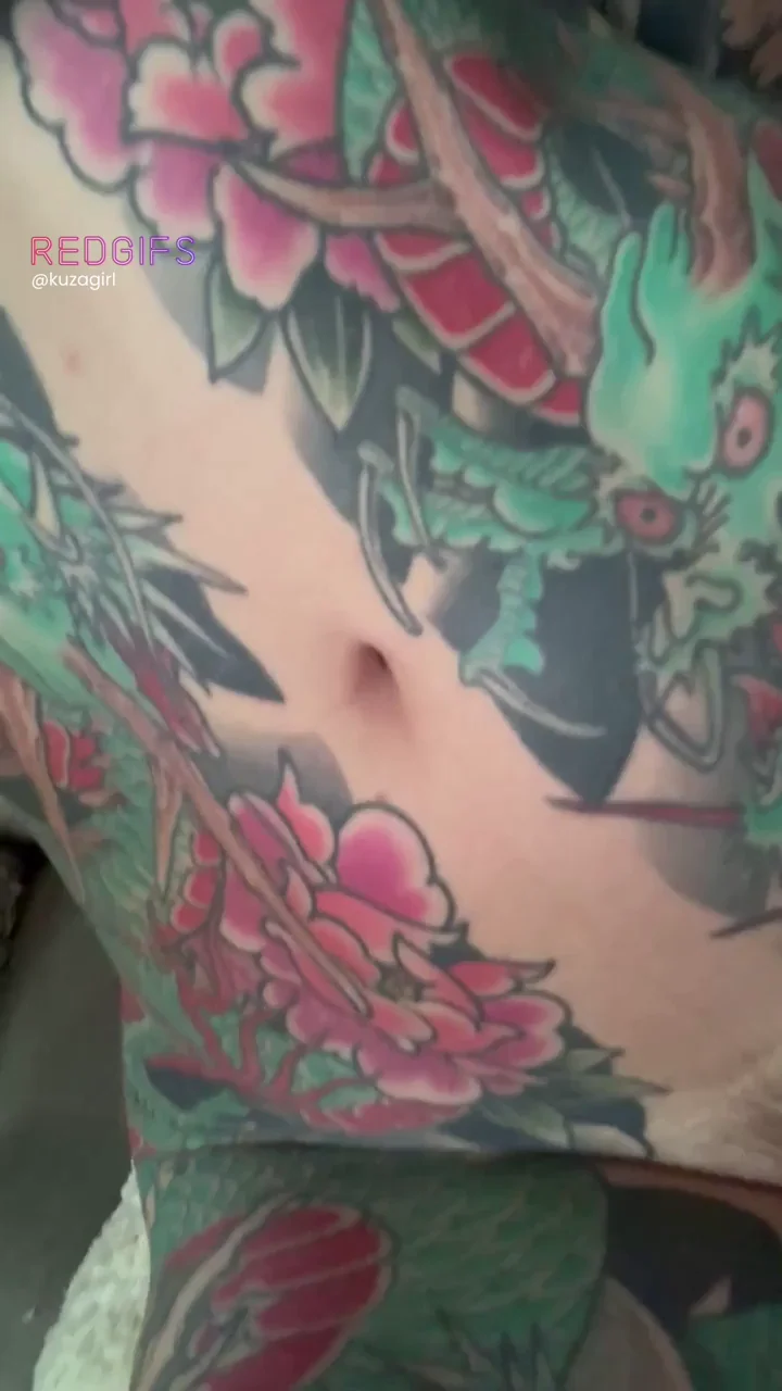 Revealing my tattoo titties for you