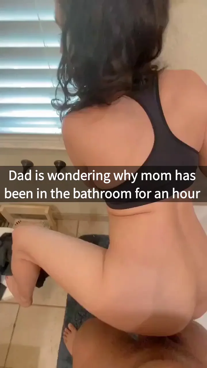 Sneaky Mom's Bathroom Fuck Fest with Son 😈🚿💦