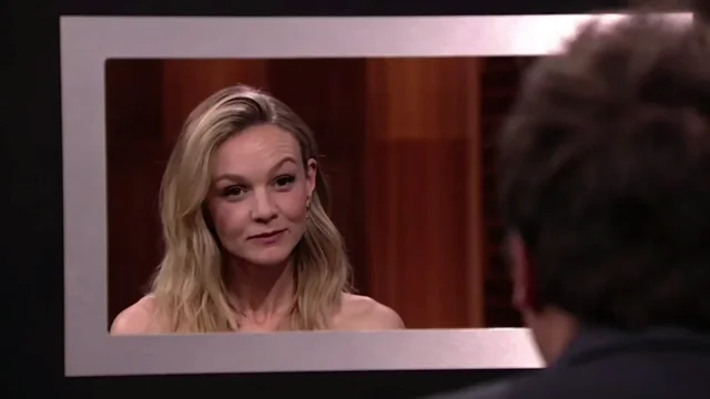 Carey Mulligan looking gorgeous on Jimmy Kimmel