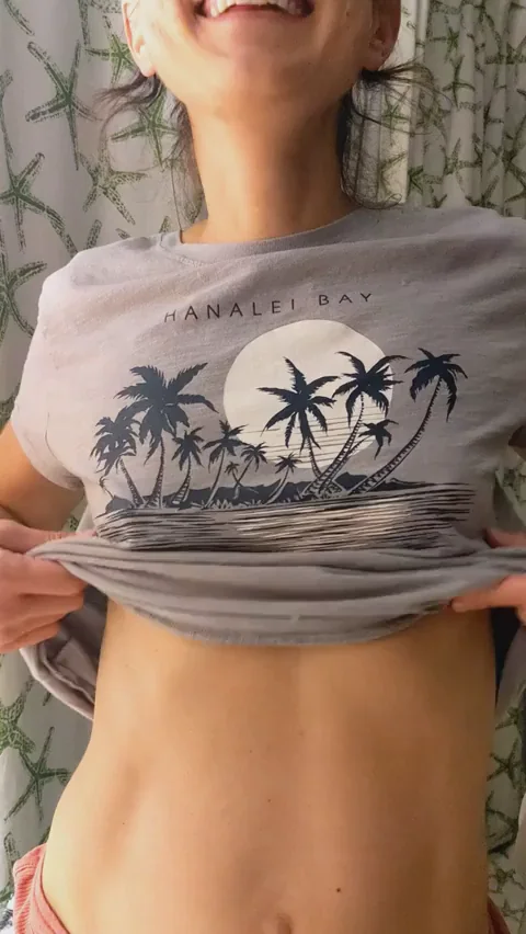 A slow simple reveal with a smile