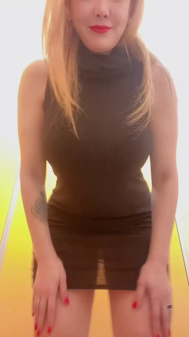Sneak Me to the Work Restroom for Big Tit Tease