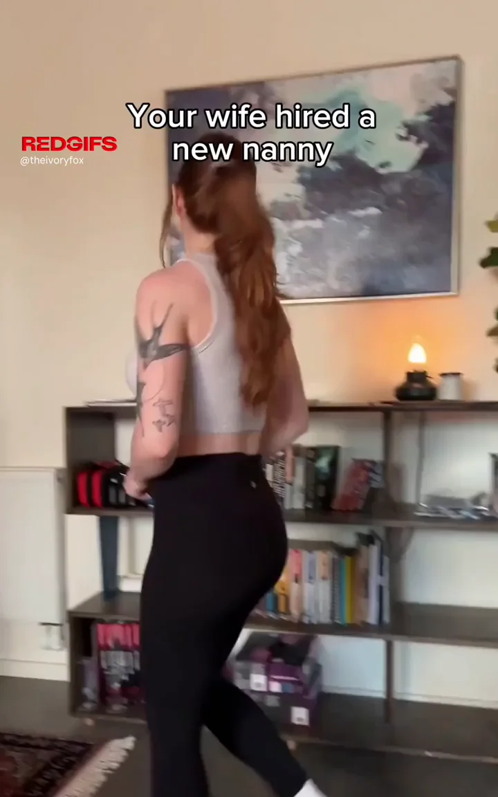 Oh my god, I'm so sorry I didn't mean for you to see me changing... i really don't wanna ruin this nannying job.... But... i think you like the red panties... [0:51]