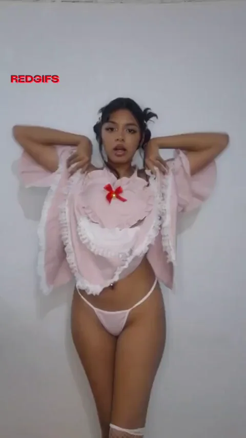 Let's play with my sexy outfit.