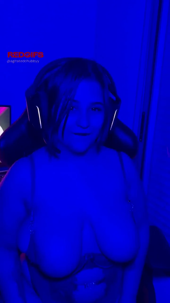 Thick 220lb Egirl Teases with Massive Tits in Gaming Chair