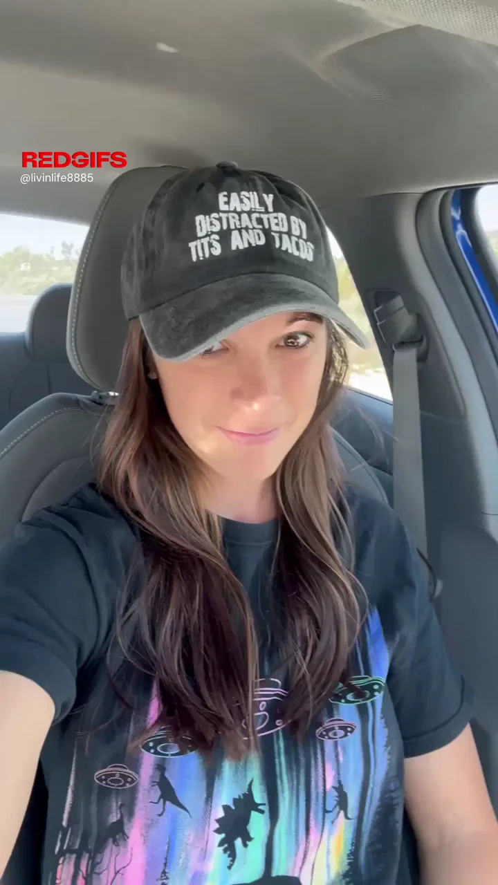 Distracted by My Juicy Tits in the Car? 😈🍈🍈