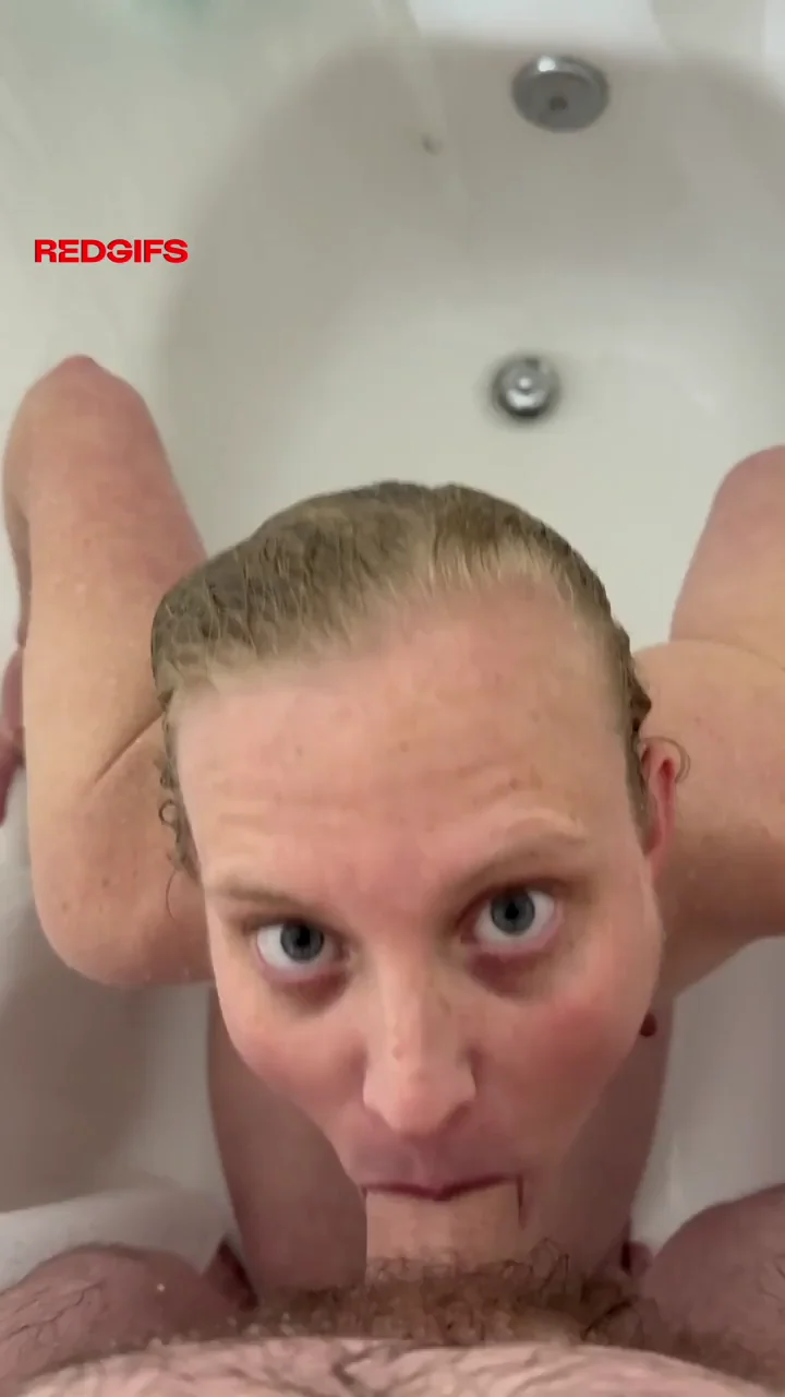 the shower’s steam only made his cock taste better