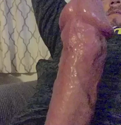 My massive wet fat throbbing cock ??