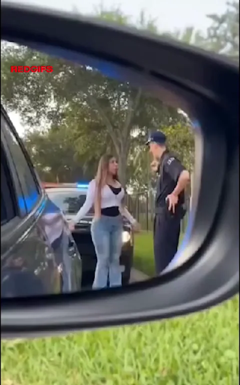 Blonde girl huge ass pull over by a cop. Anyone got full video/ source?