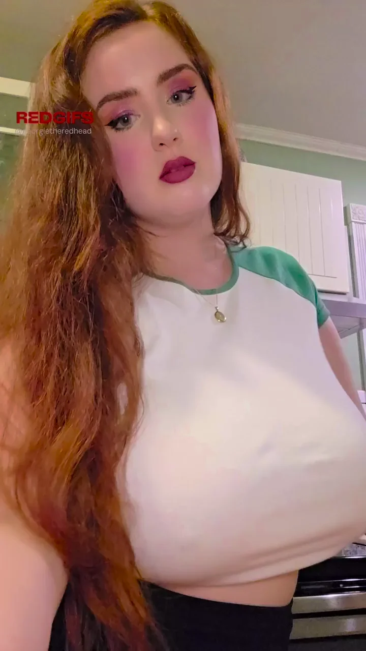 Who doesn't love a big titty white t shirt drop