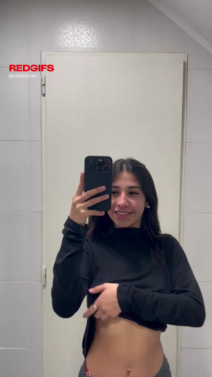 21-Year-Old Latina Tease Flashing Tits and Tummy