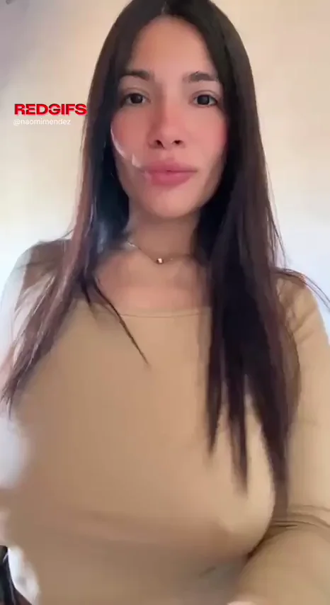 slowly revealing my latina milkers
