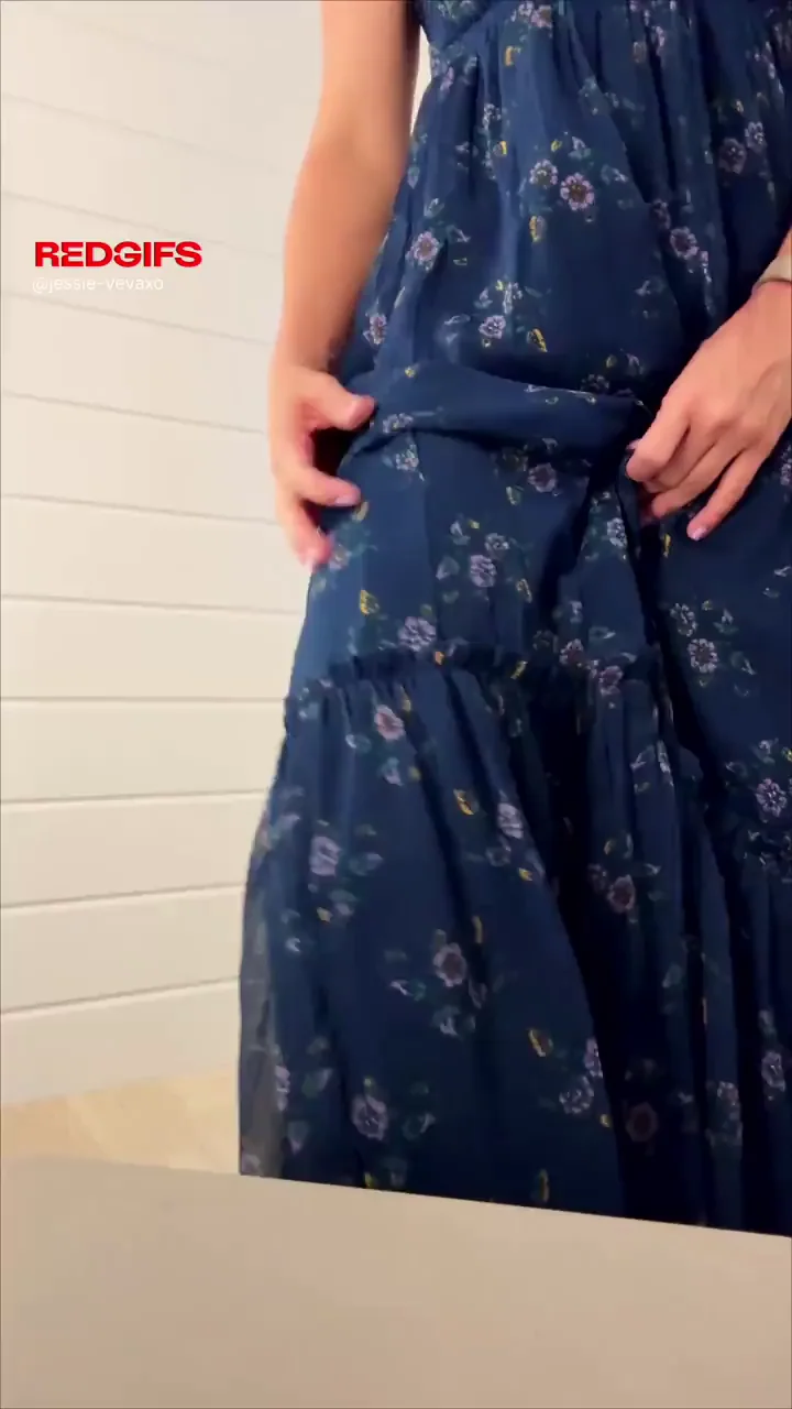 Tried on the dress, ended up flashing my tits instead.