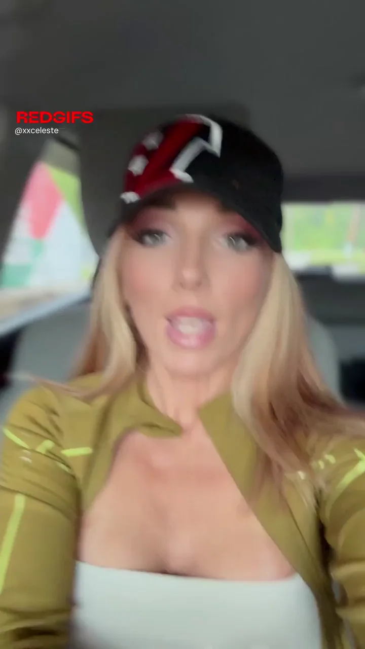 A quick titty flash floods while driving