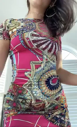 Do you like what’s hiding under my tight little dress?
