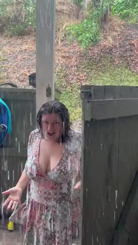 Got caught in the rain