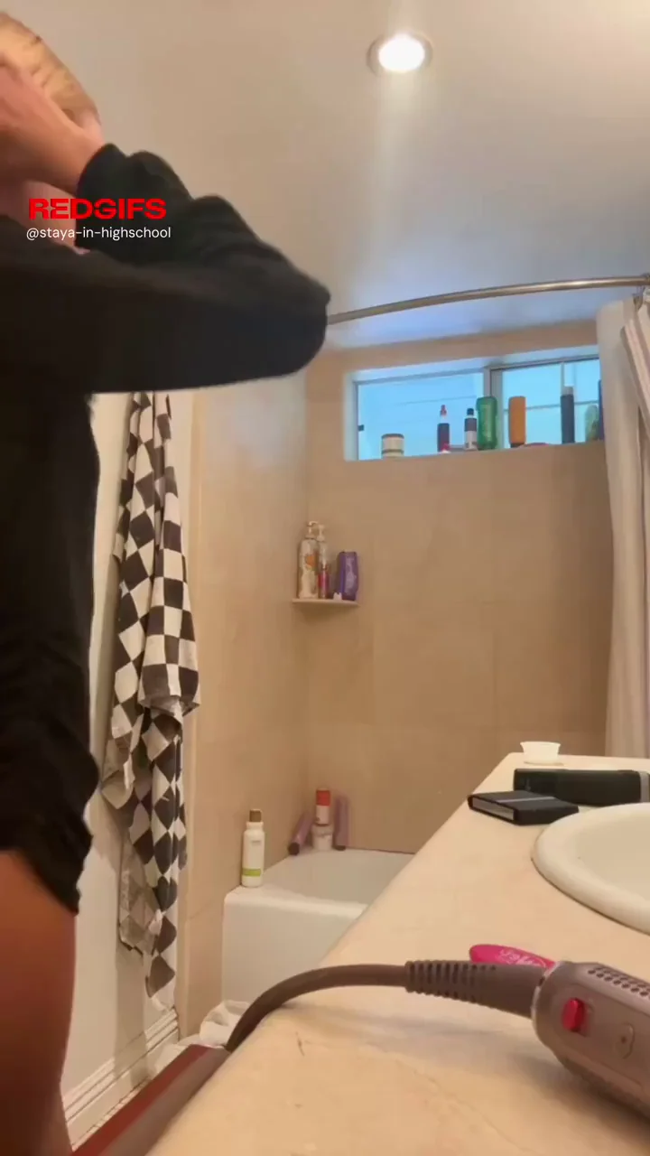 I noticed the camera… but I kept undressing anyway
