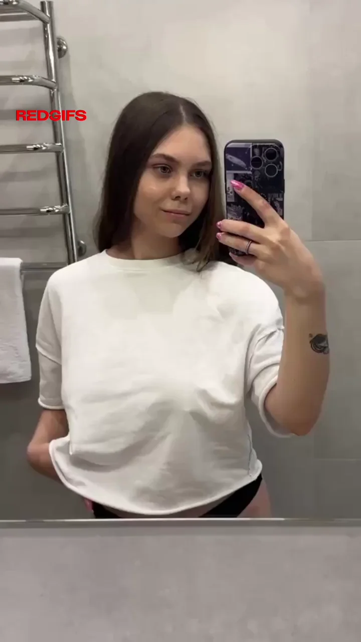 Playing with my tits makes me feel incredibly aroused
