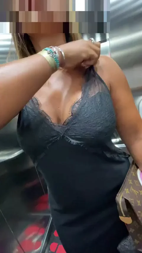 44-Year-Old Latina MILF Mom Teases with Massive Tits in Lace