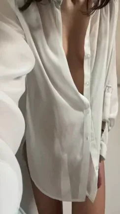 💕 Valentine's Tease: 18yo Slut Flashes Perky Tits in Sheer Shirt 😈