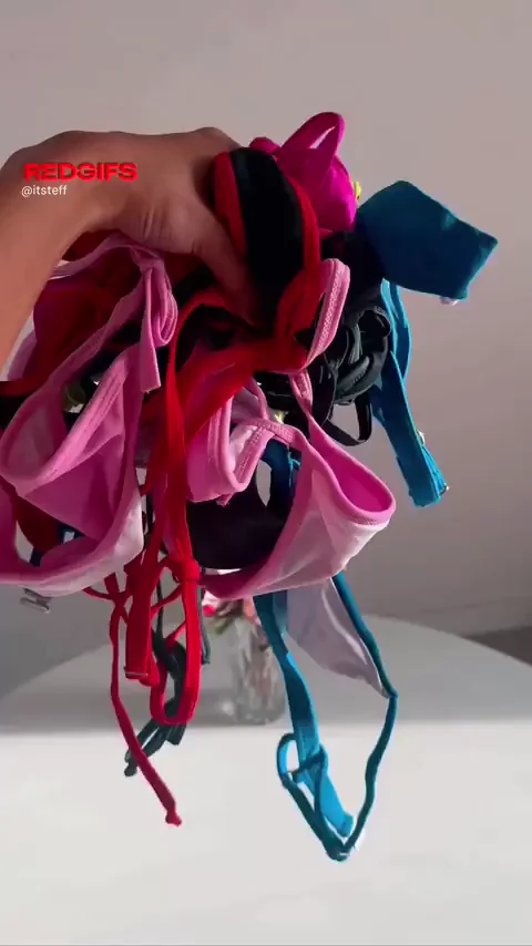 trying on my bikinis