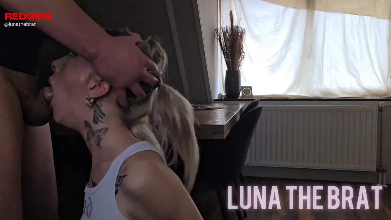 Luna The Brat's Surprise Throatpie Slam 💦😈