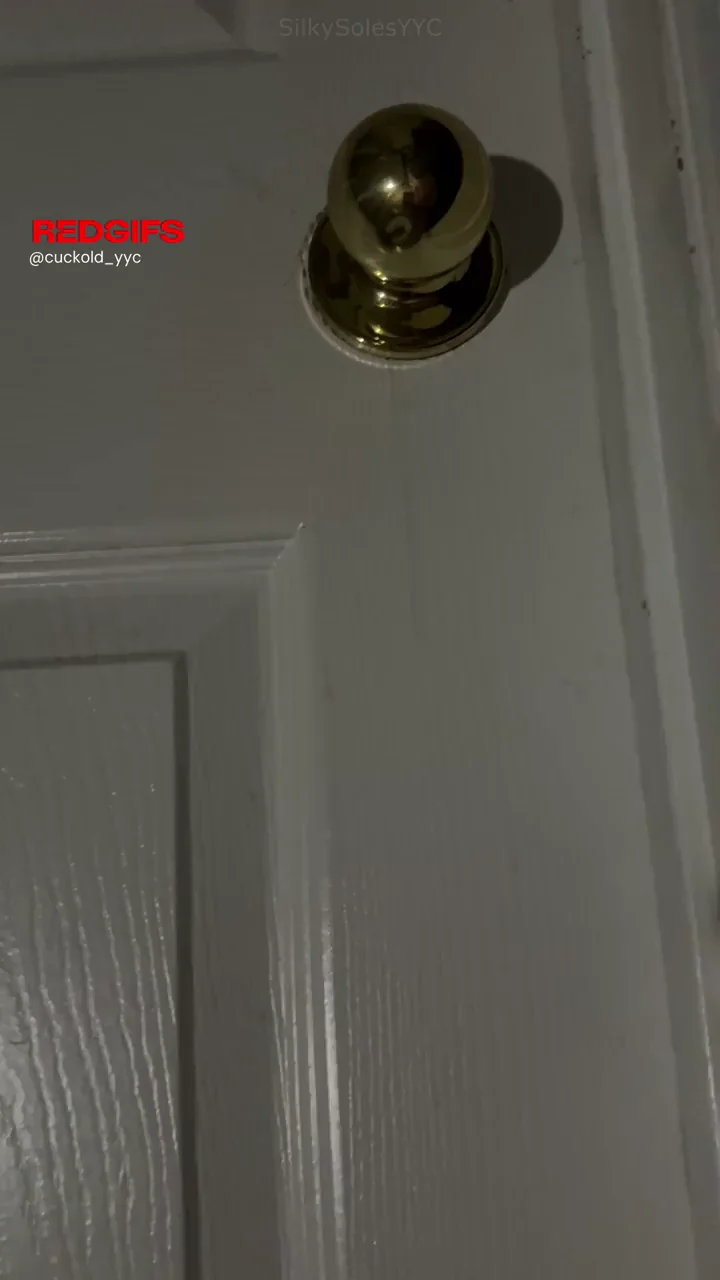 Kneeling outside the door while I touch my cage and listen to my Wife getting fucked by her bull in our bed (link with sound in comments)
