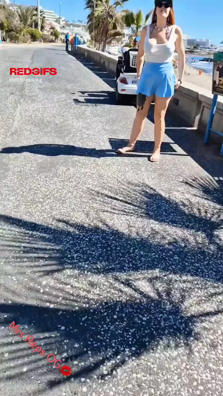 Beach Slut's Rule: Sea View for My Big Pierced Tits 😈🌊🍈🍈