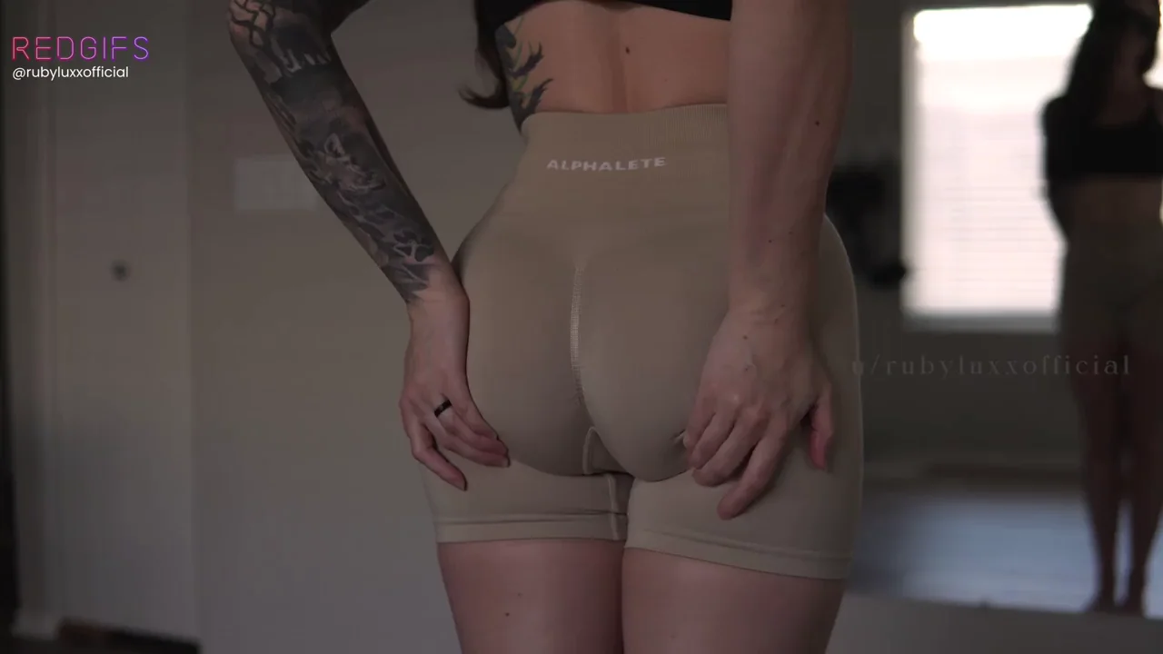 Tightest Shorts Hugging My Juicy Ass 🍑🔥