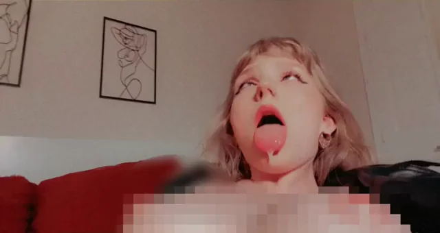 Real Ahegao Slut's Tongue-Out Tongue Twister Frenzy